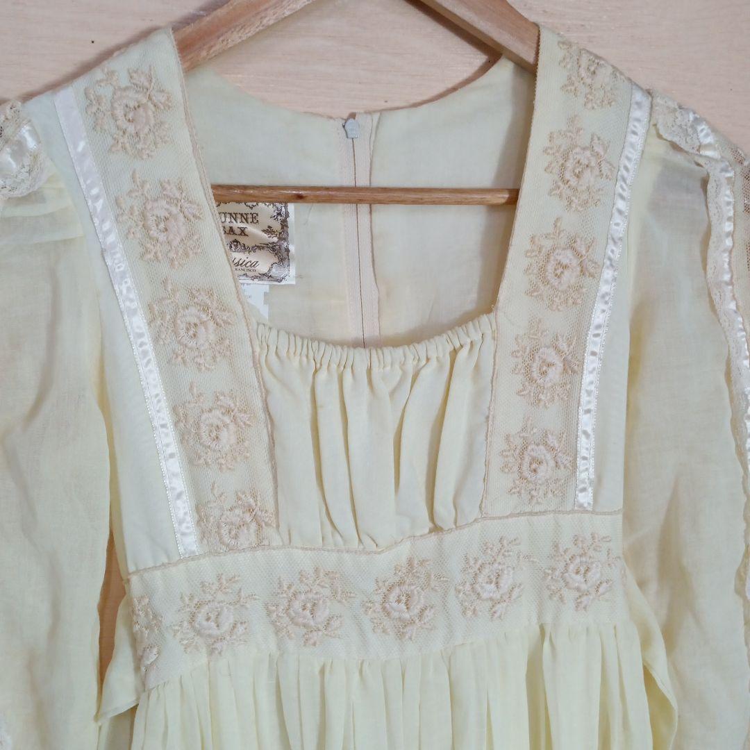 12.20◎S687E◎ヴィンテージ◎GUNNE SAX◎ロングドレス◎マキシ