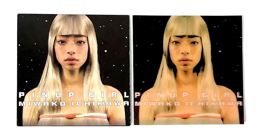 廃盤 初回限定盤 市川実和子 PINUP GIRL 3Dポストカードジャケット