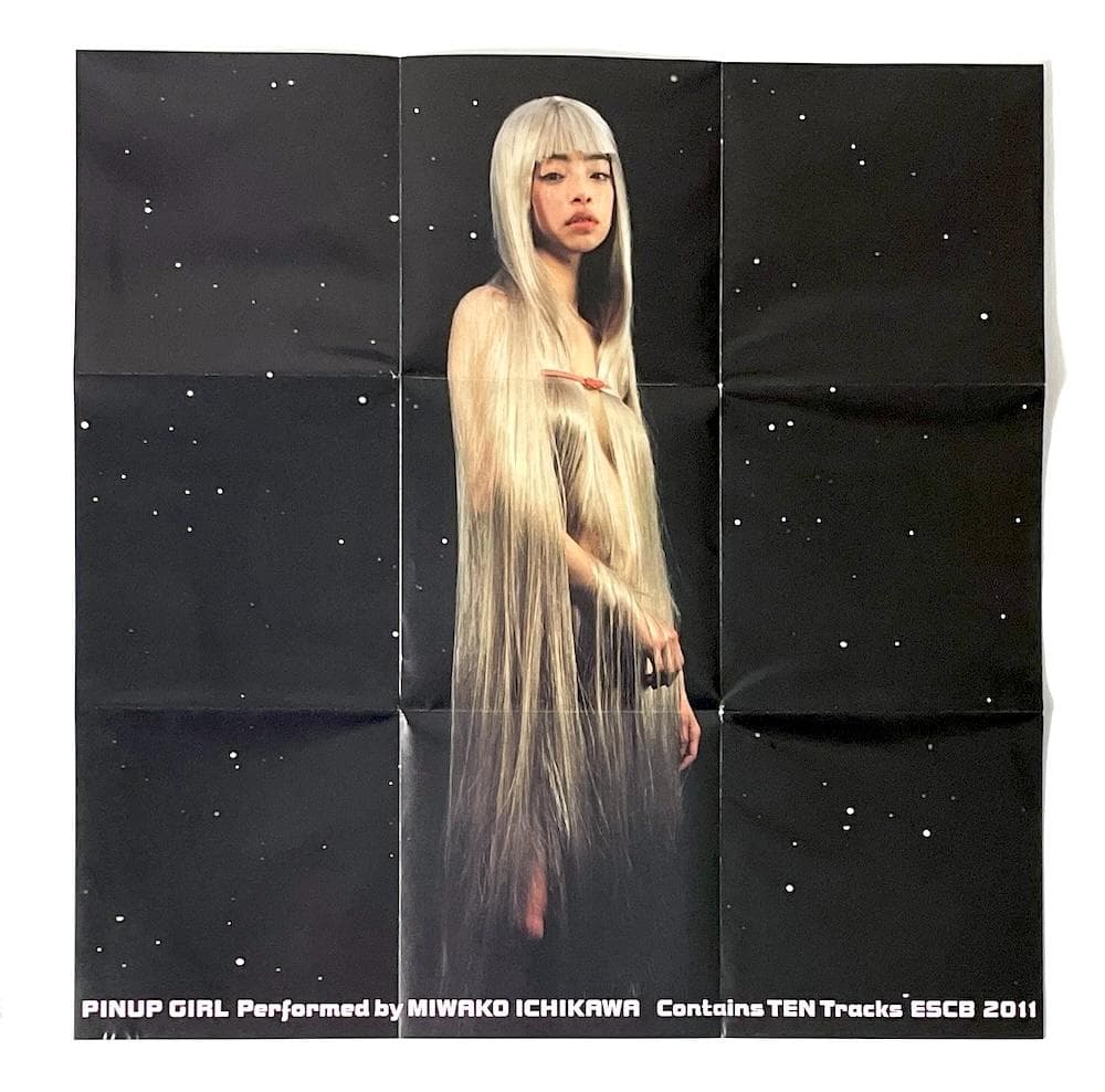 廃盤 初回限定盤 市川実和子 PINUP GIRL 3Dポストカードジャケット