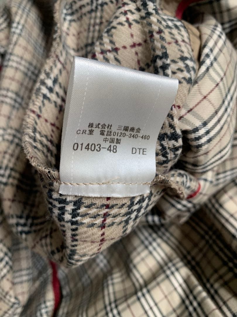 バーバリーブルーレーベル トレンチコート 36サイズ ウールライナー付き