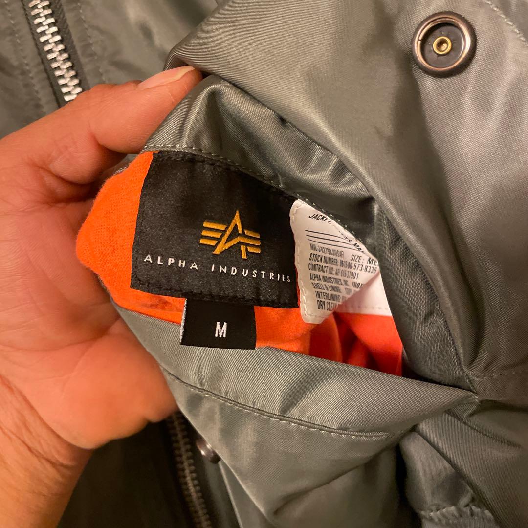 ALPHA MOONLOID アルファ　別注 DOWN MA-1 ダウンMサイズ