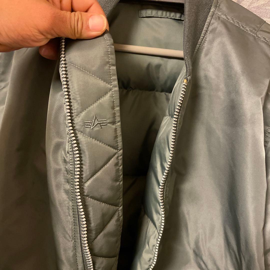 ALPHA MOONLOID アルファ　別注 DOWN MA-1 ダウンMサイズ