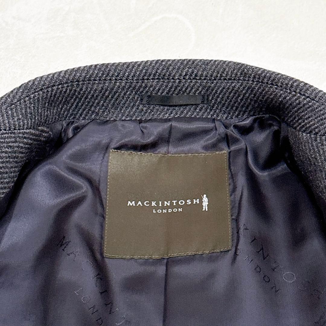 未使用✨　マッキントッシュ　ロンドン　チェスターコート　ピーコート　M グレー