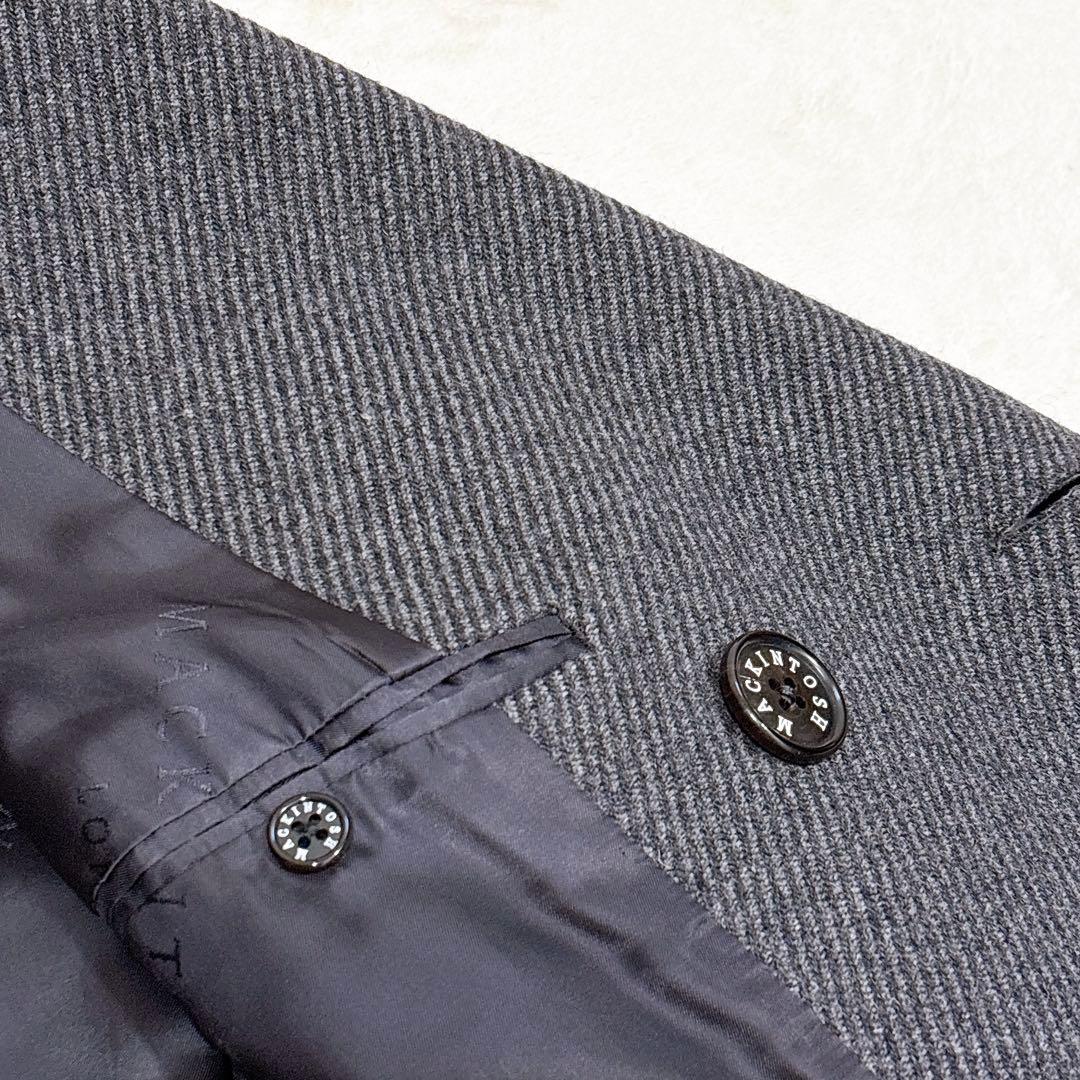 未使用✨　マッキントッシュ　ロンドン　チェスターコート　ピーコート　M グレー