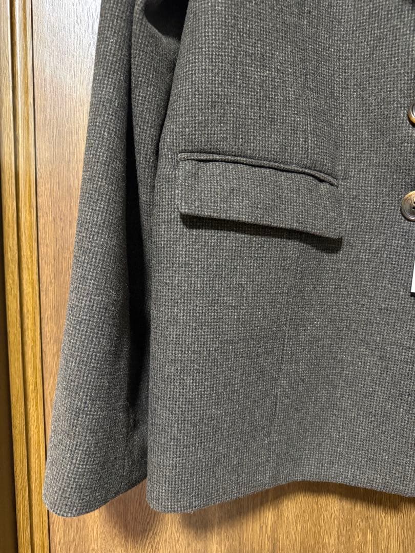 feepur ウール混テーラードジャケット ブラウンMサイズ