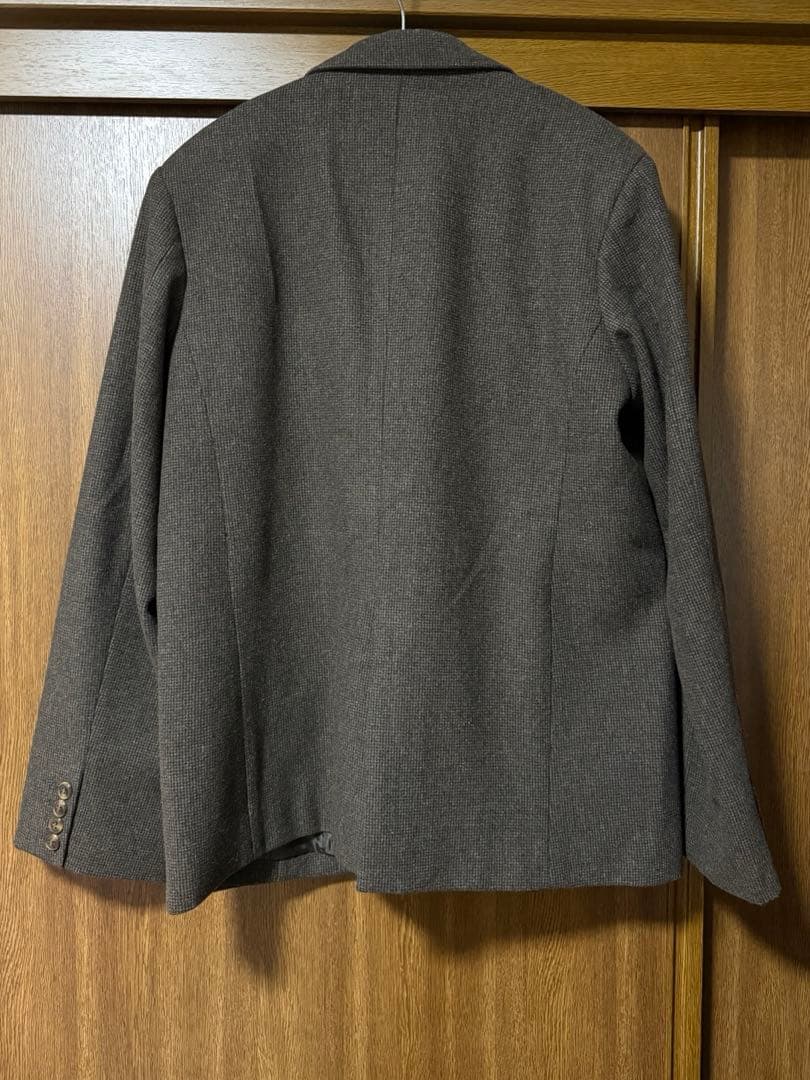 feepur ウール混テーラードジャケット ブラウンMサイズ