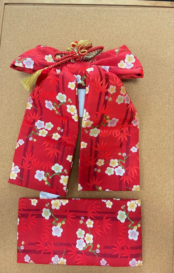 作り帯　だらり帯