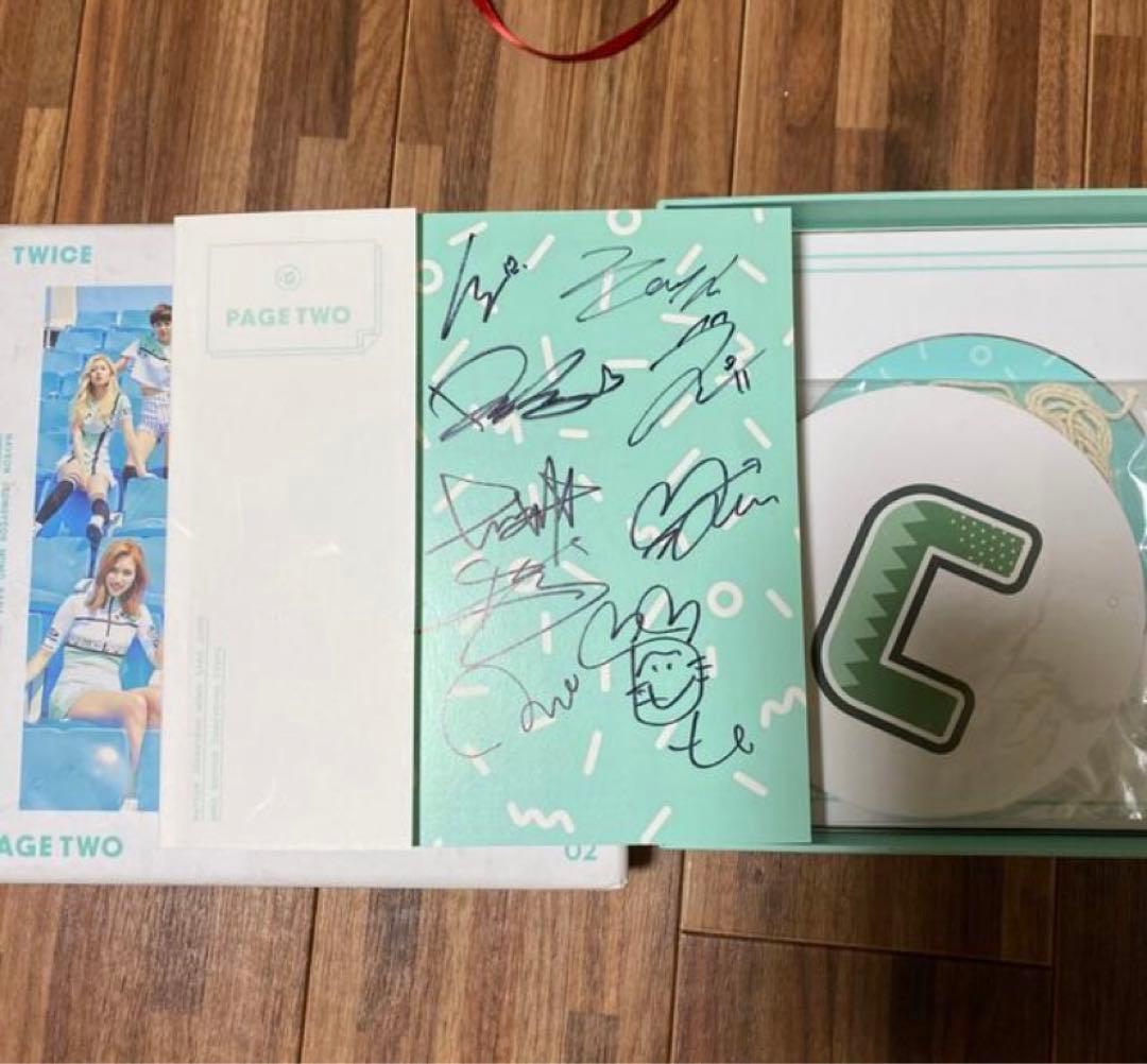 twice 直筆サイン　アルバム　限定スリープ付き