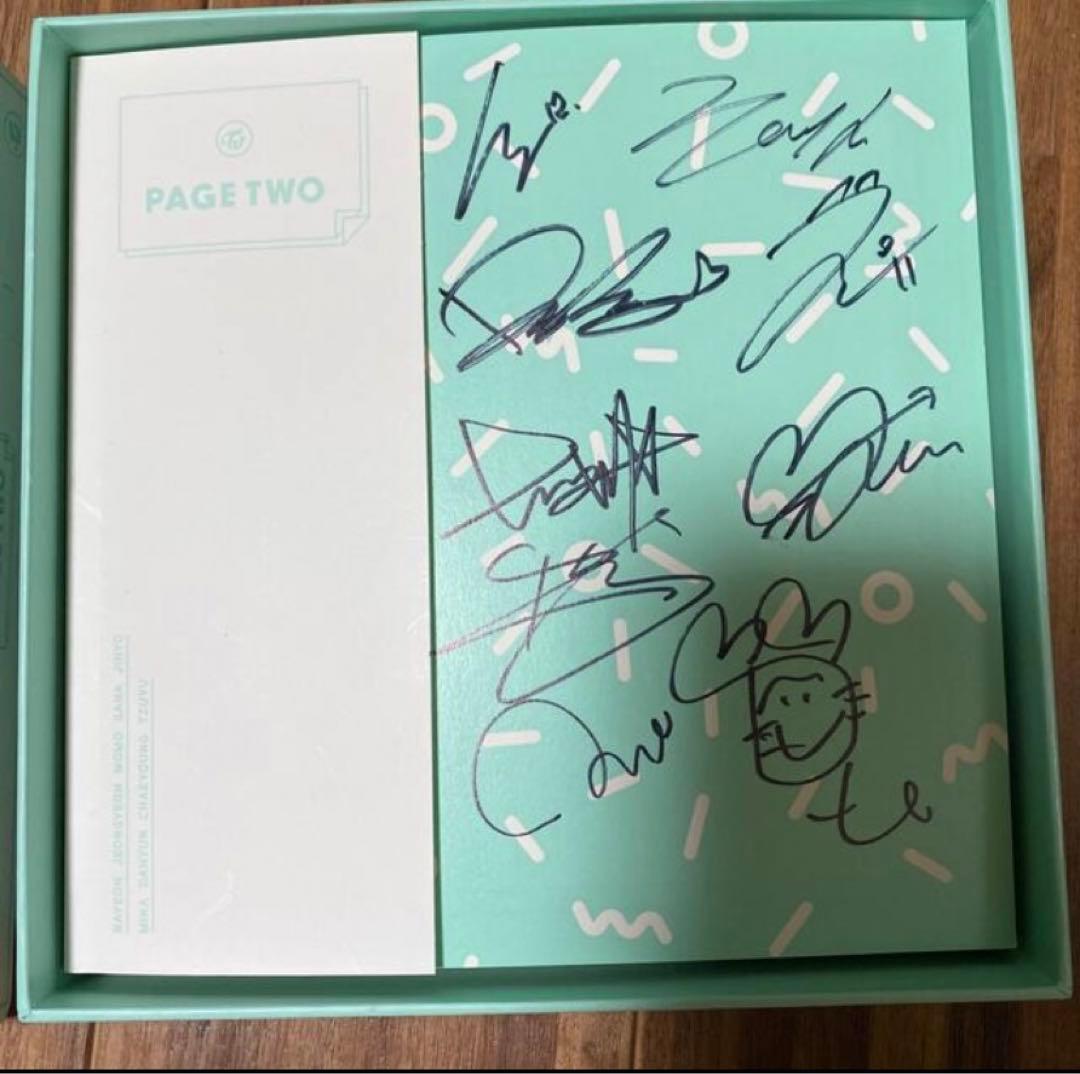 twice 直筆サイン　アルバム　限定スリープ付き