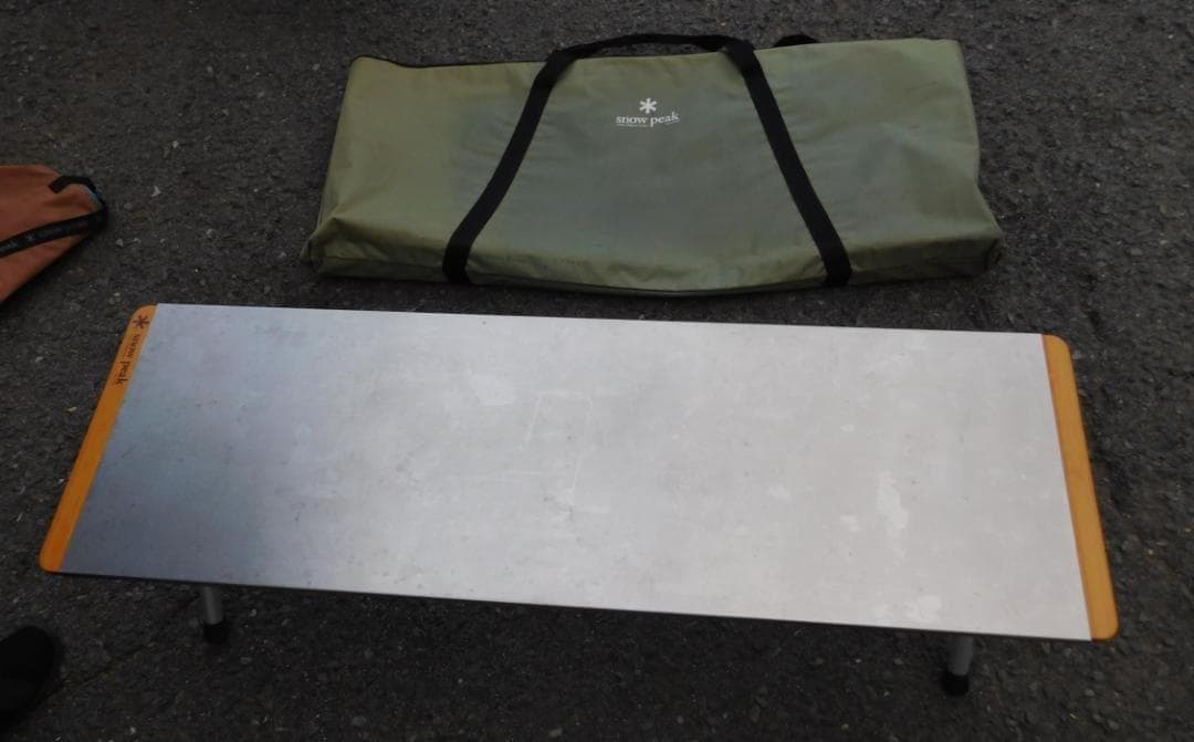 スノーピーク フォールディングシェルフメタルトップロング 竹 LV-068T