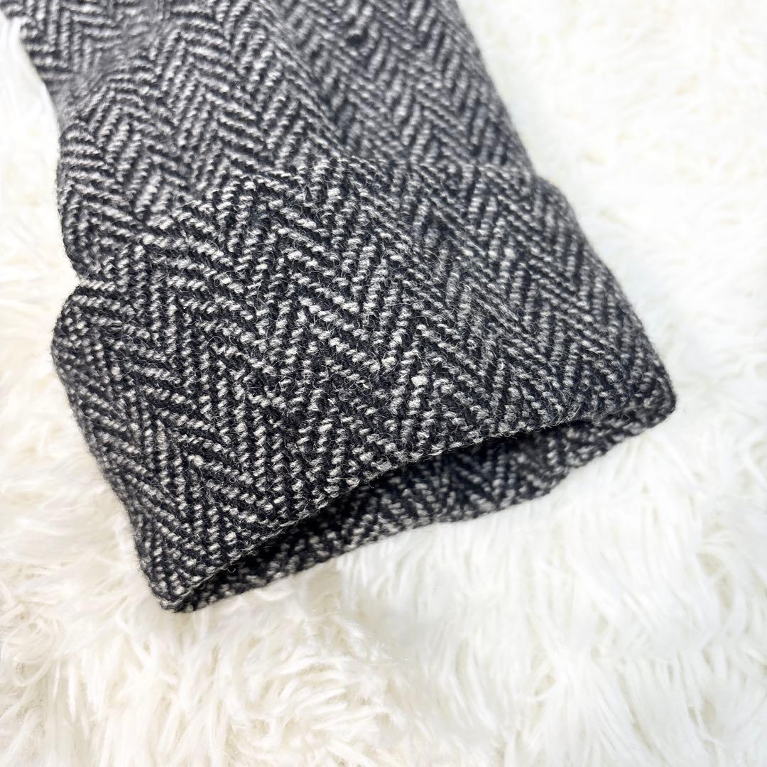 ☆美品☆Burberrys チェスターコート ヘリンボーン ダブル ツイード