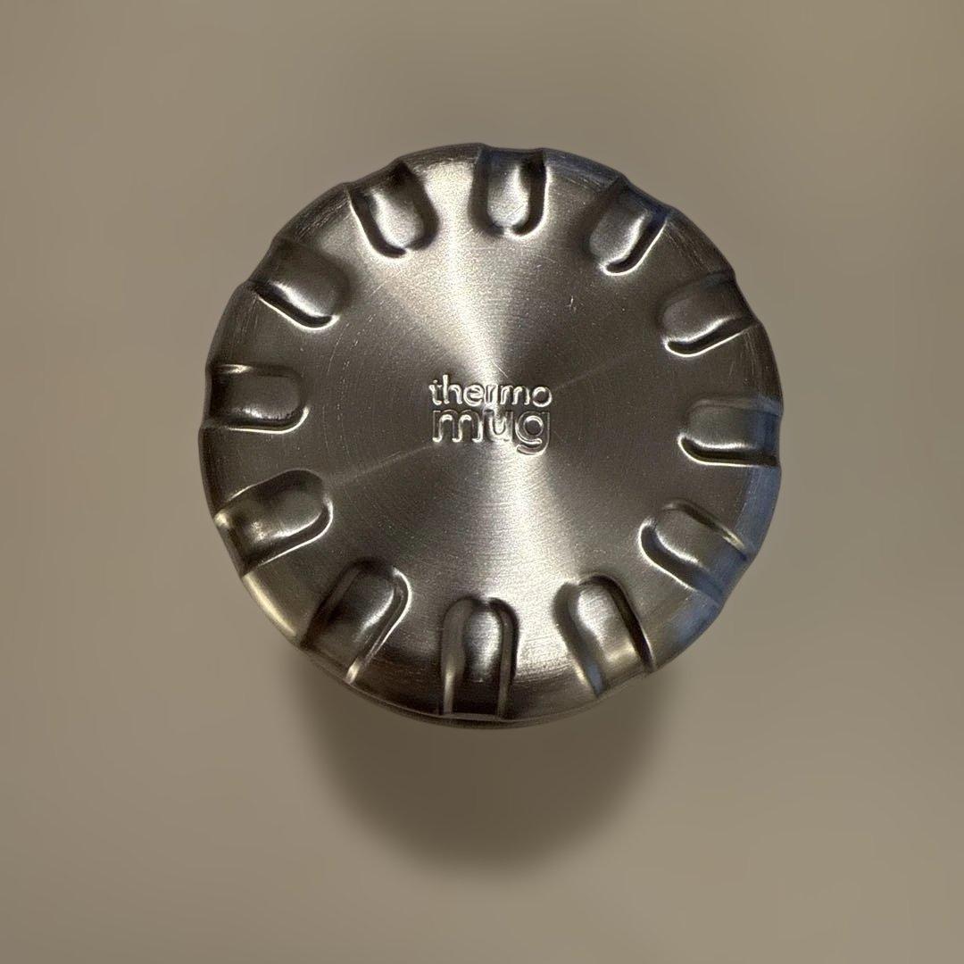 ミナペルホネン thermo mug スープジャー 蝶　シルバー500ml