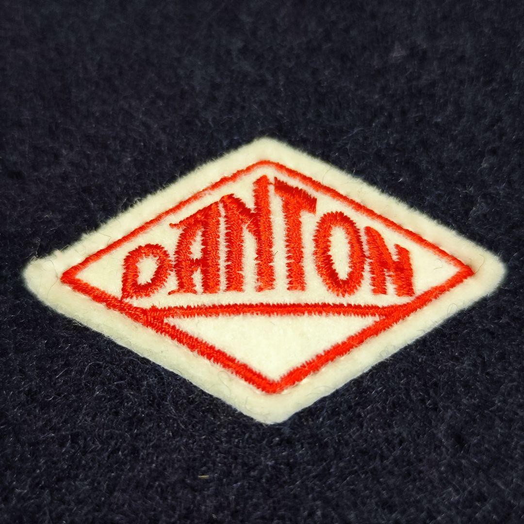 ダントン ウールモッサ コート くるみボタン ネイビー 42 Lサイズ