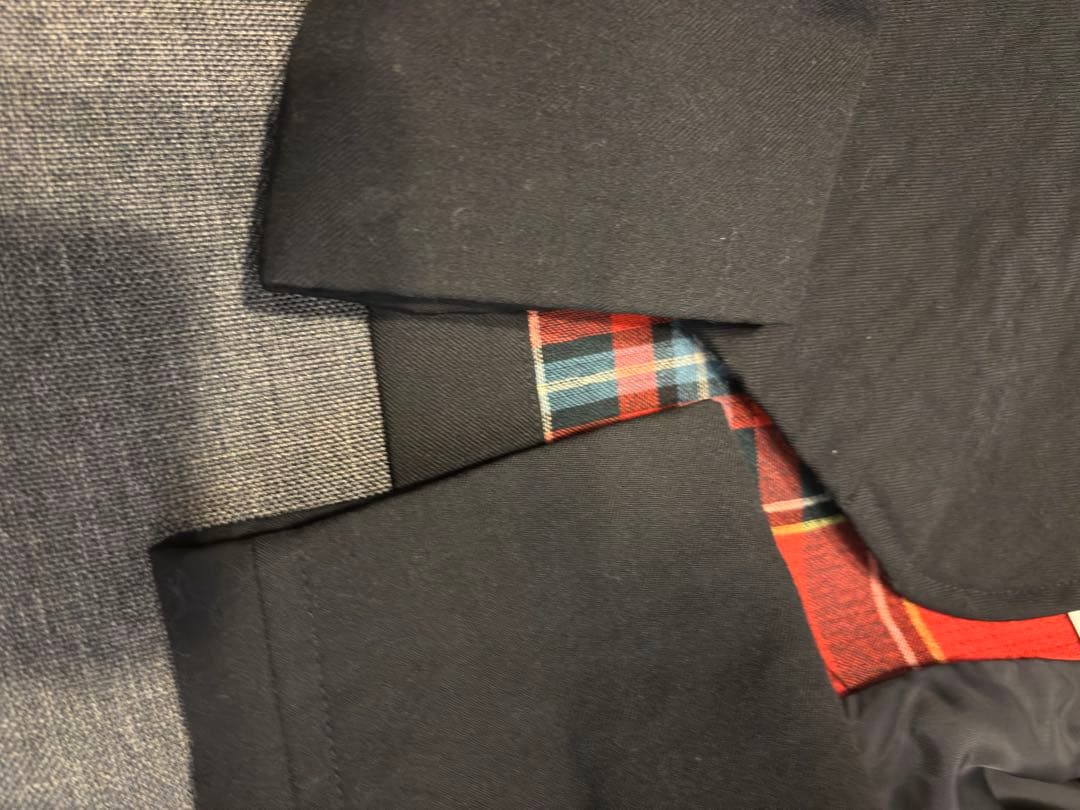 Y’s ウールジャケット チェック裏地 Yohji Yamamoto