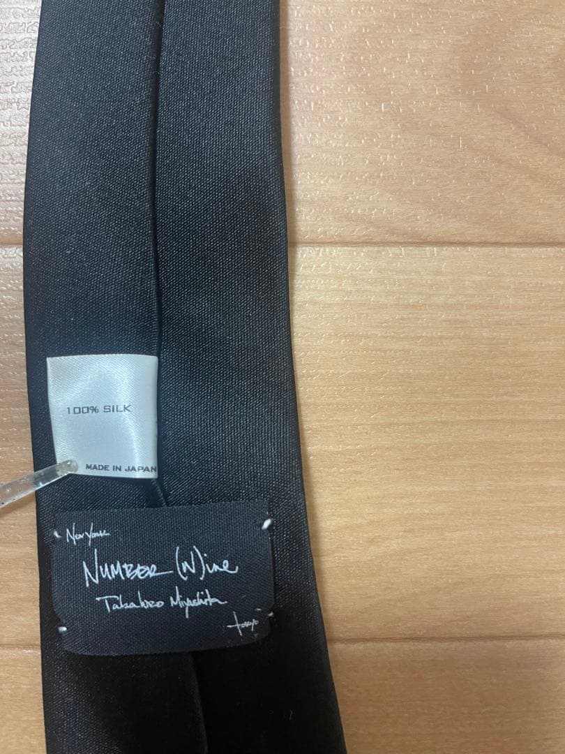 初期　NUMBER (N)INE ブラック ネクタイ