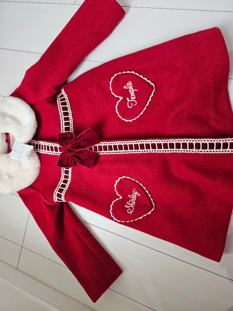 最終価格　シャーリーテンプル　コート　ラッピングコート　はしご　120