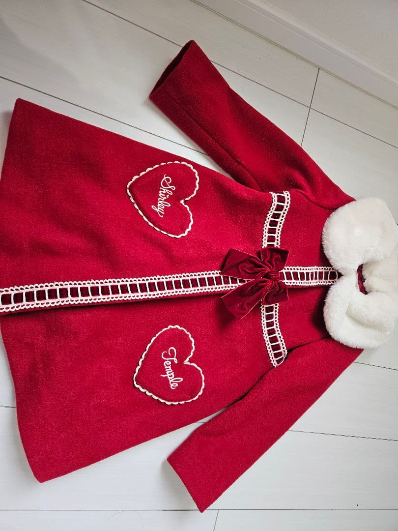 最終価格　シャーリーテンプル　コート　ラッピングコート　はしご　120