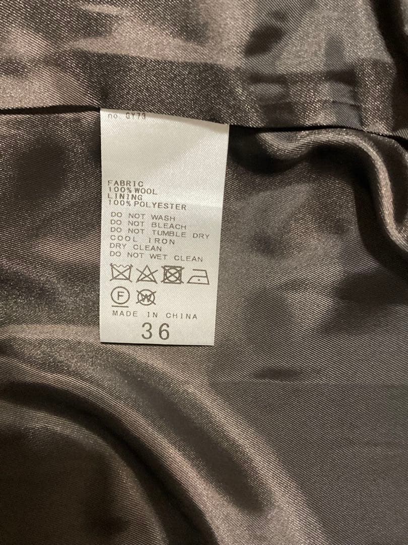 24AW スーパー140ビーバージャコット チェック コート