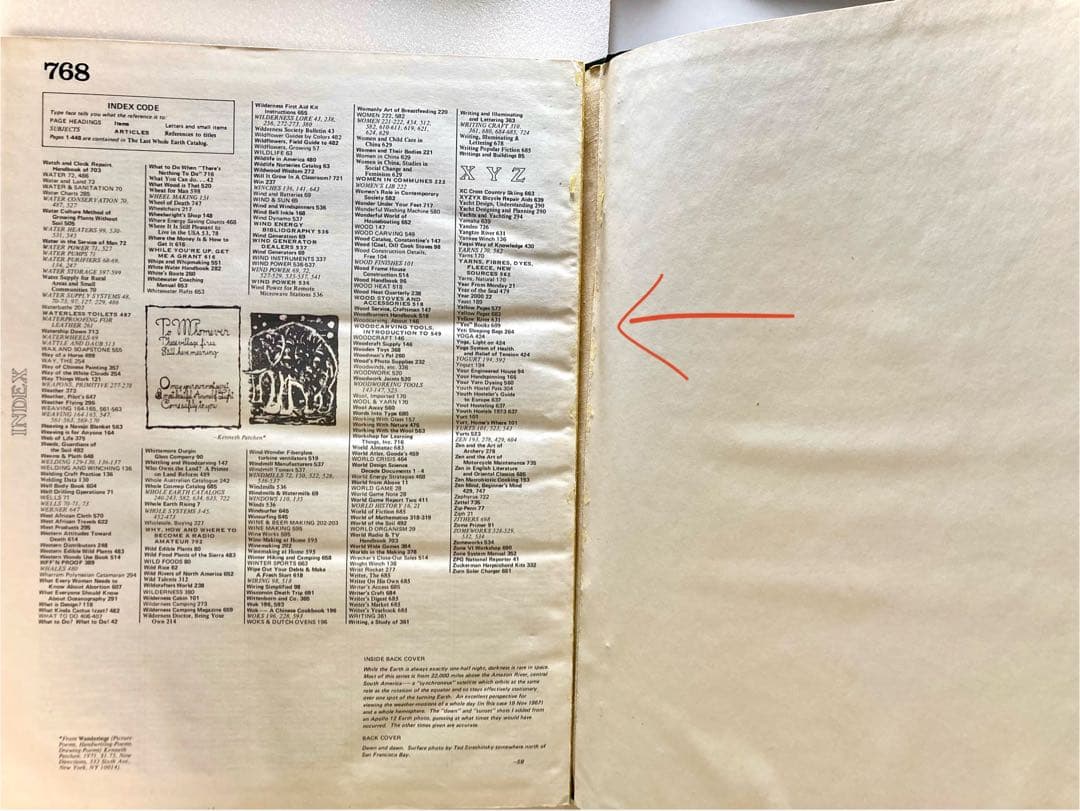 ハードカバー版Whole Earth Epilog 初版 1974