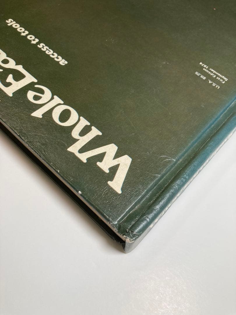 ハードカバー版Whole Earth Epilog 初版 1974