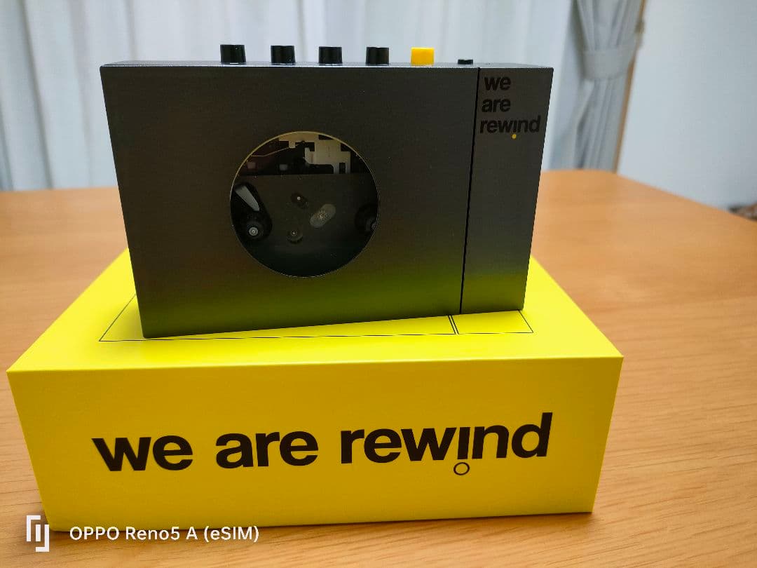 we are rewind カセットプレーヤー