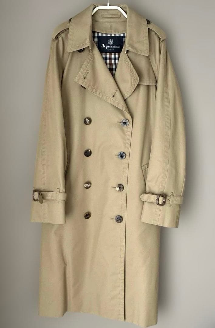 アクアスキュータム BASICTRENCHCOATLONG Aquascutum