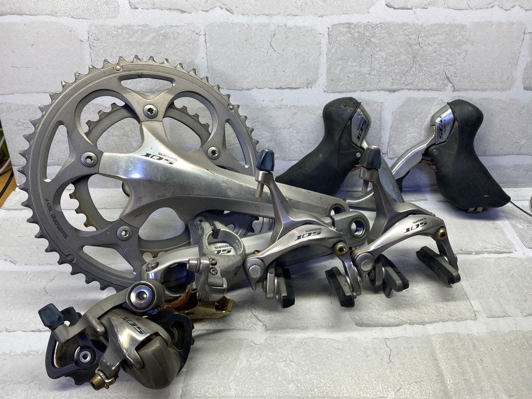 希少！　シマノ105 5700 シルバーセット