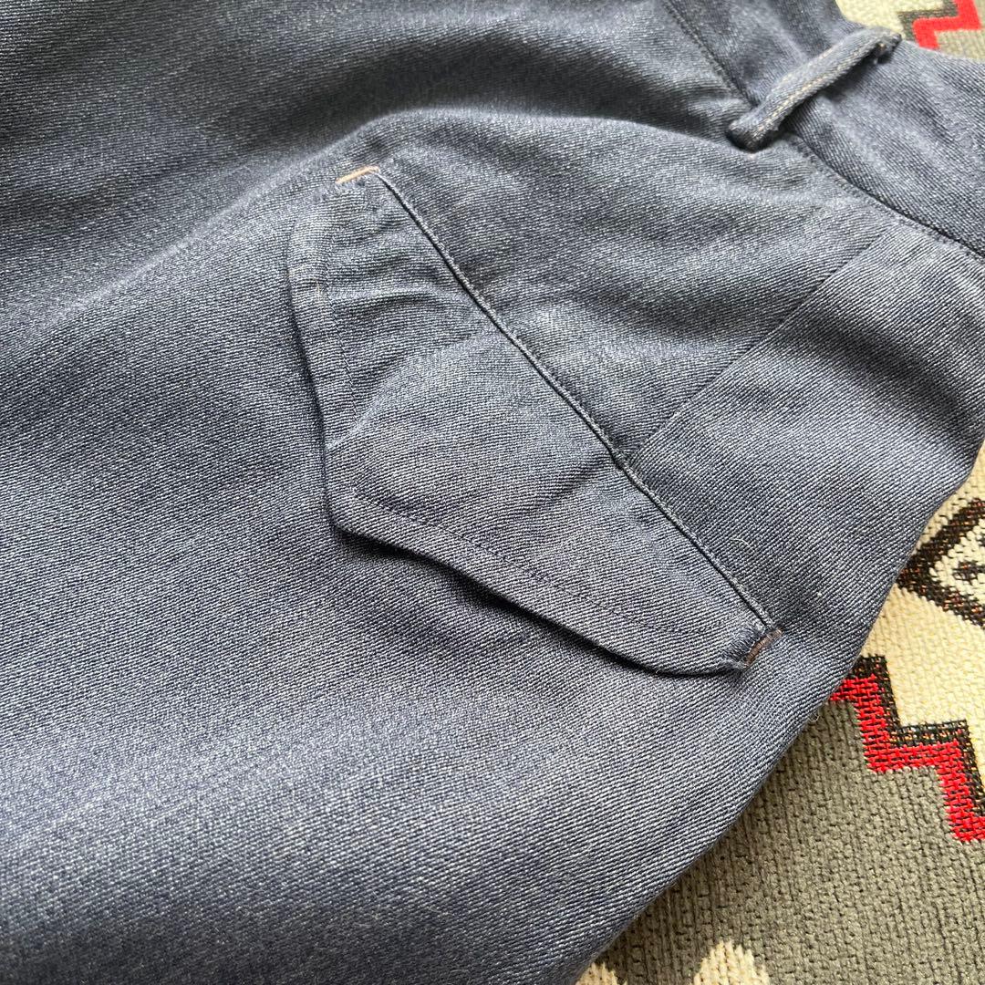 50s レーヨンスラックス ギャバジン vintage 極太 60s usa製