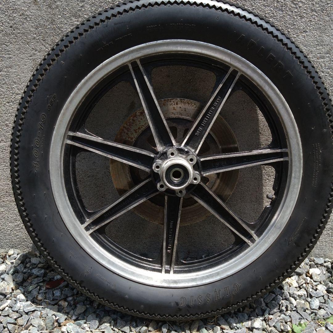 希少　ヤマハ　SR400 純正　キャストホイール　タイヤ付　フロント19