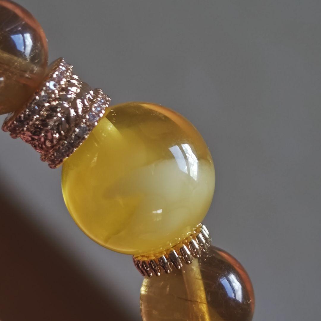 専用です♡新作　貴重！蜜蝋アンバー、ゴールデンフローライト