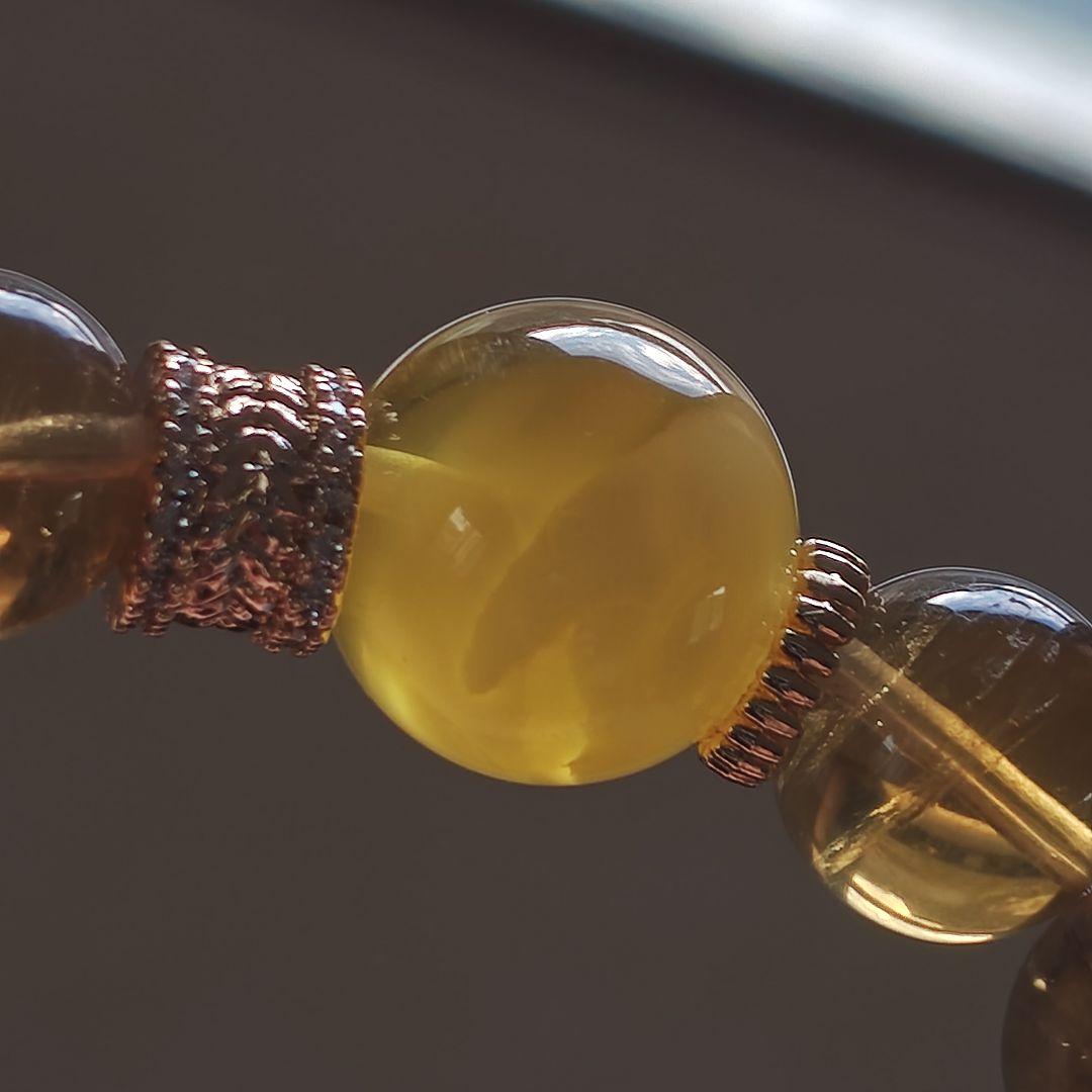 専用です♡新作　貴重！蜜蝋アンバー、ゴールデンフローライト