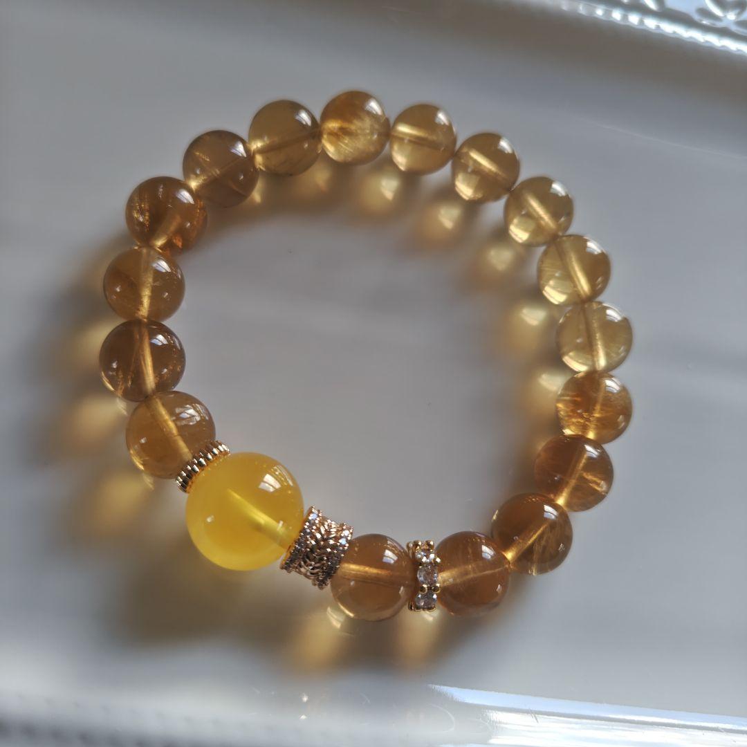専用です♡新作　貴重！蜜蝋アンバー、ゴールデンフローライト