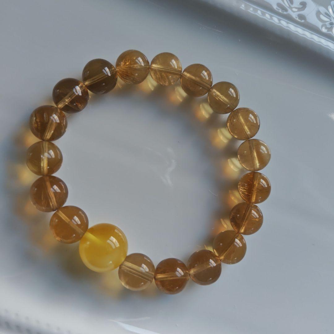 専用です♡新作　貴重！蜜蝋アンバー、ゴールデンフローライト