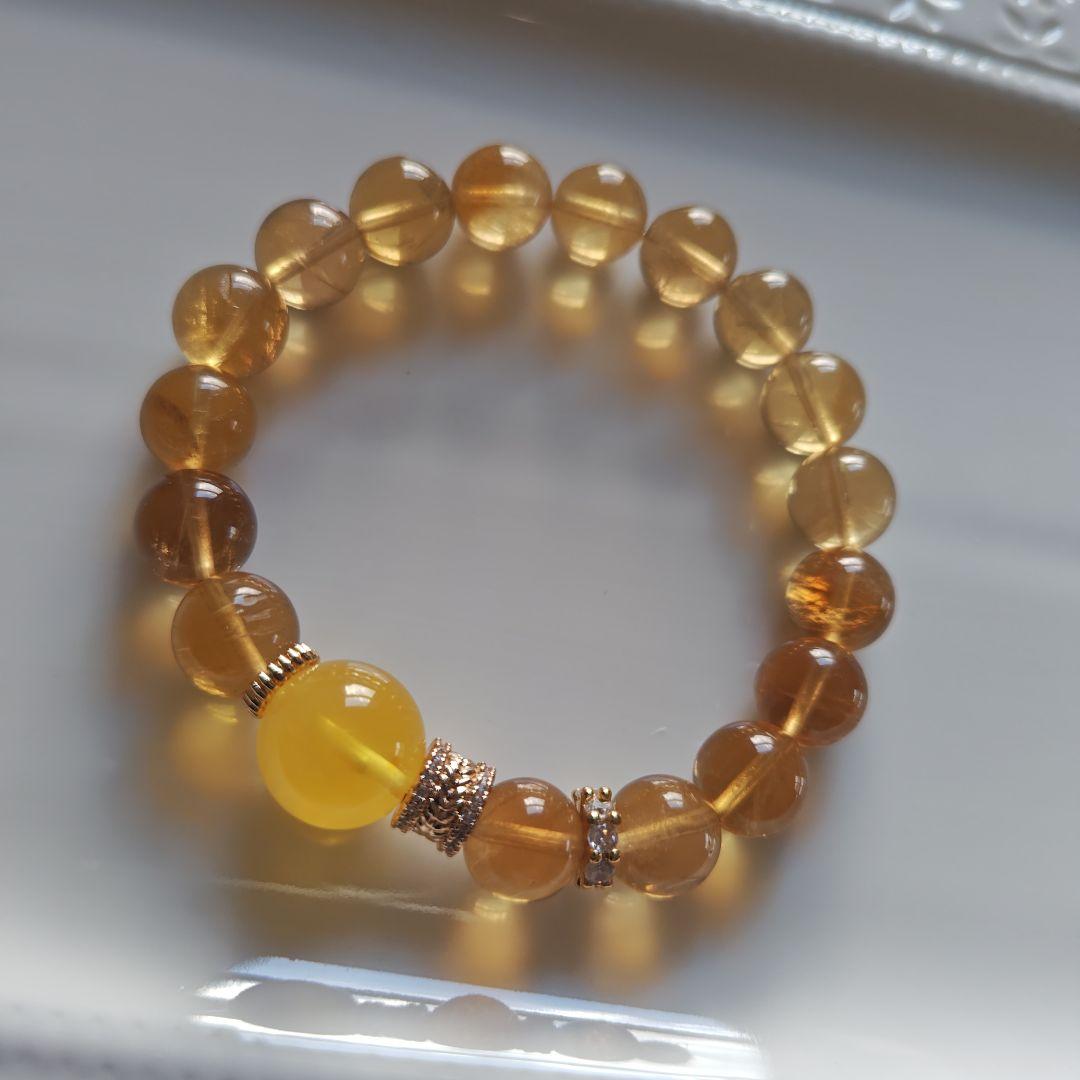 専用です♡新作　貴重！蜜蝋アンバー、ゴールデンフローライト