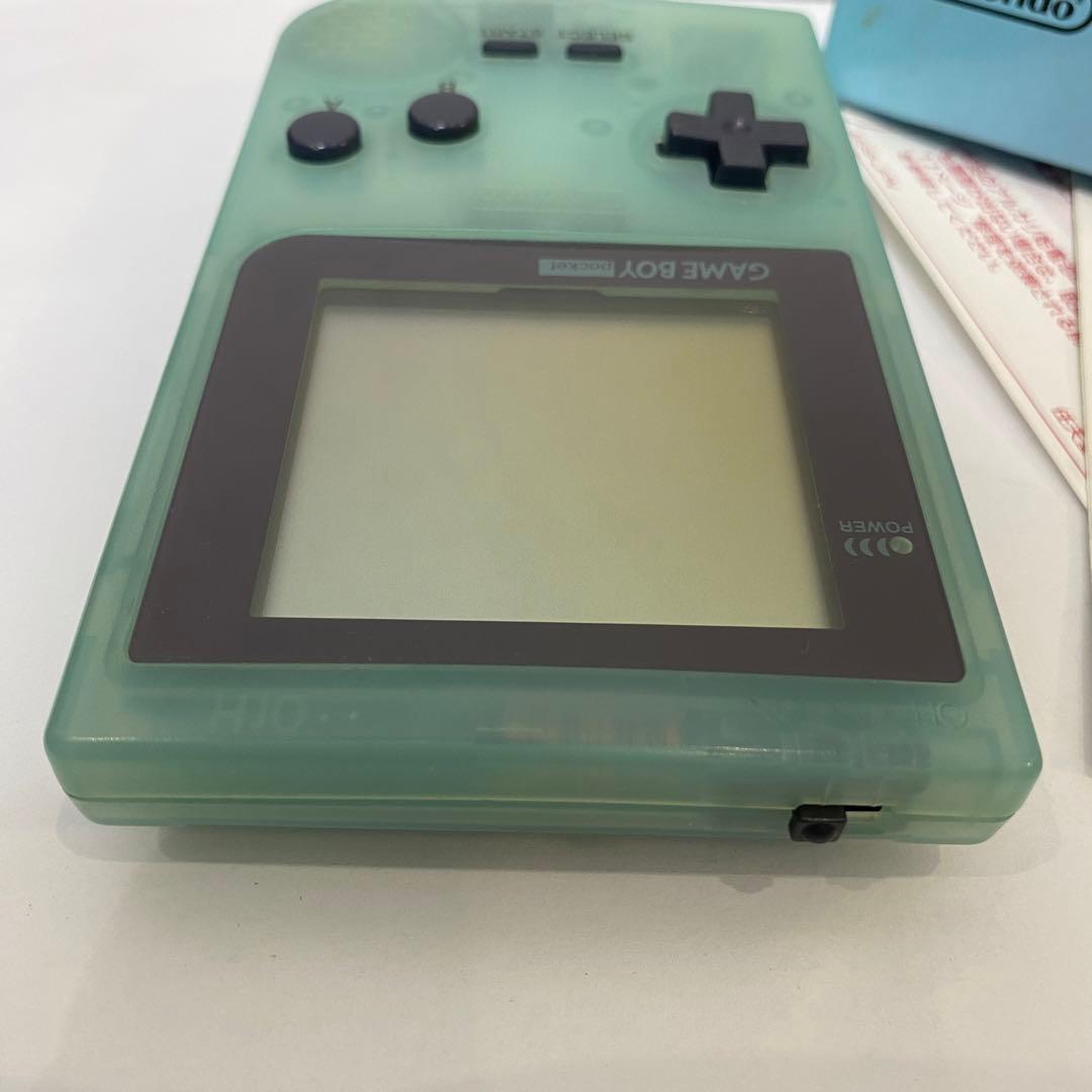 ゲームボーイポケット　ほぼ新品　★★★極美品　廃盤　超激レア　アイスブルー