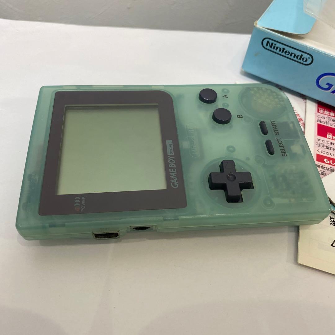 ゲームボーイポケット　ほぼ新品　★★★極美品　廃盤　超激レア　アイスブルー