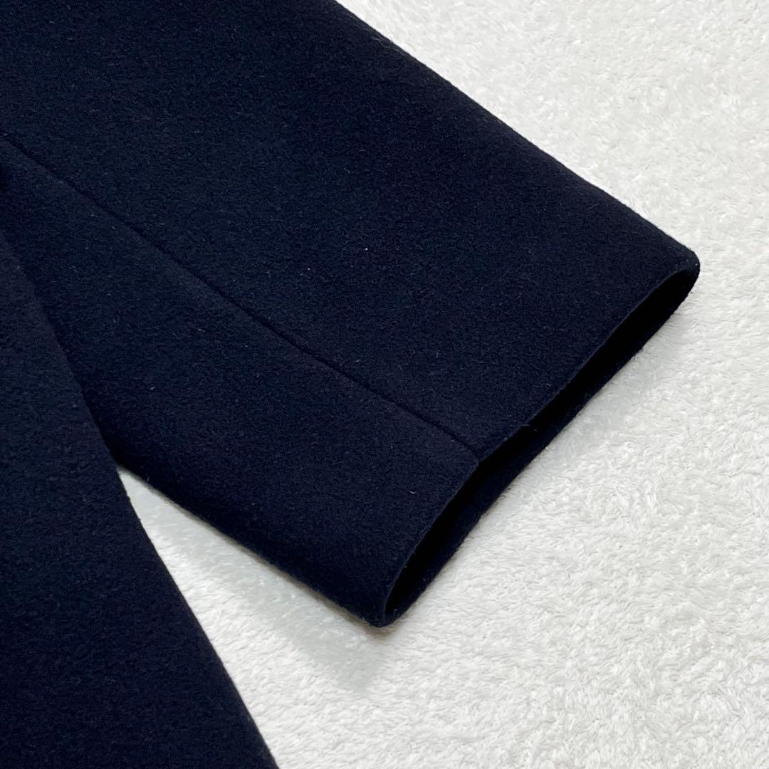 『B＆Yユナイテッドアローズ』メルトンチェスターコート ダブル ネイビー XL