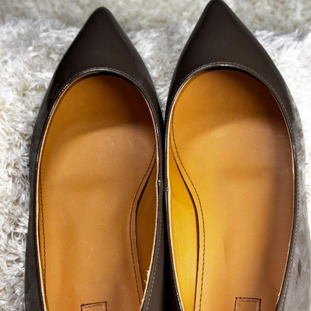 極美品CHEMBUR チェンバー　パンプス　エナメル　23cm