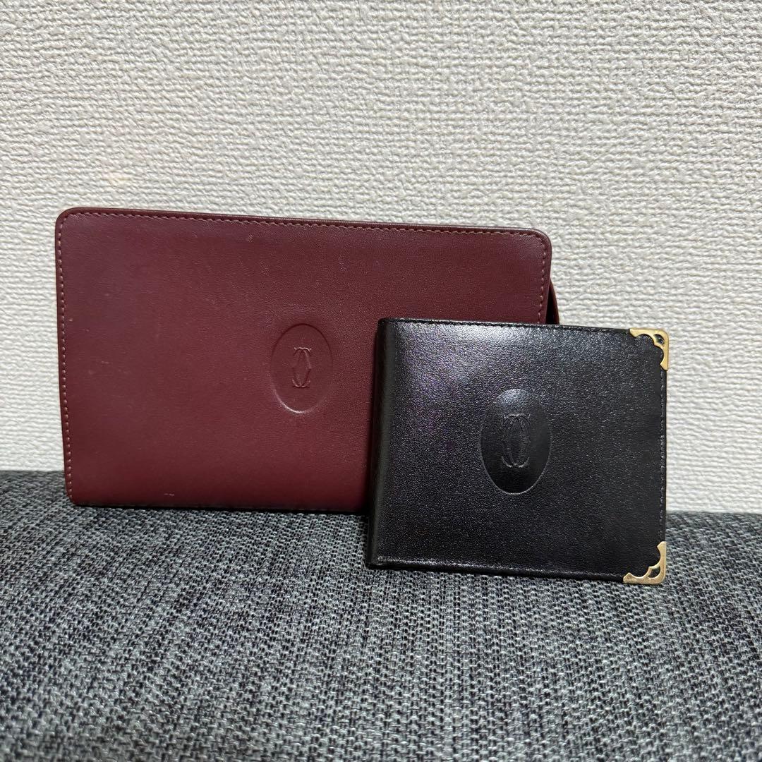 正規品　カルティエ　バック　二つ折り　財布　メンズ　レディース　Cartier