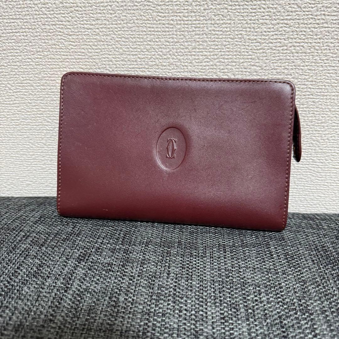 正規品　カルティエ　バック　二つ折り　財布　メンズ　レディース　Cartier