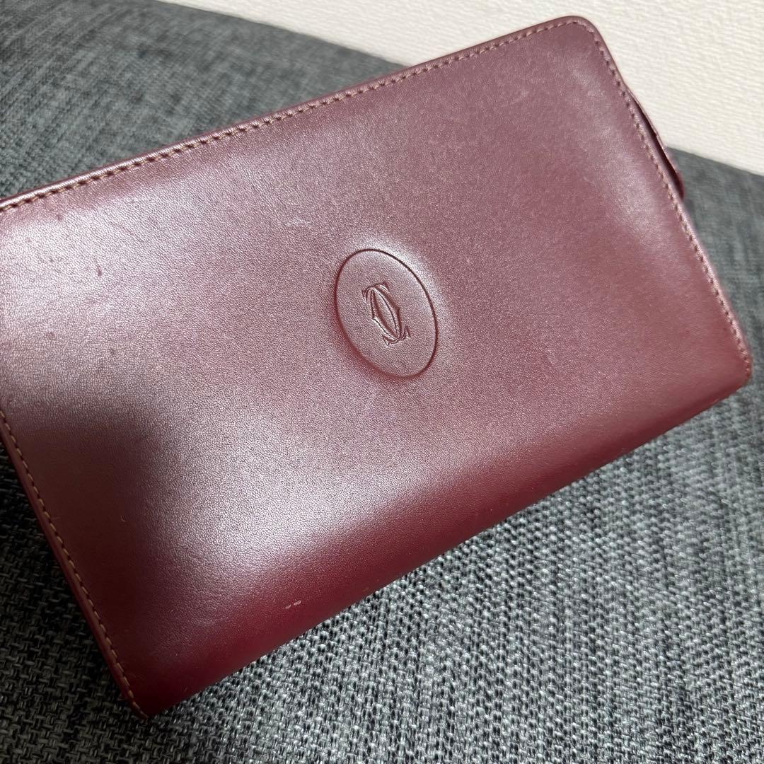 正規品　カルティエ　バック　二つ折り　財布　メンズ　レディース　Cartier