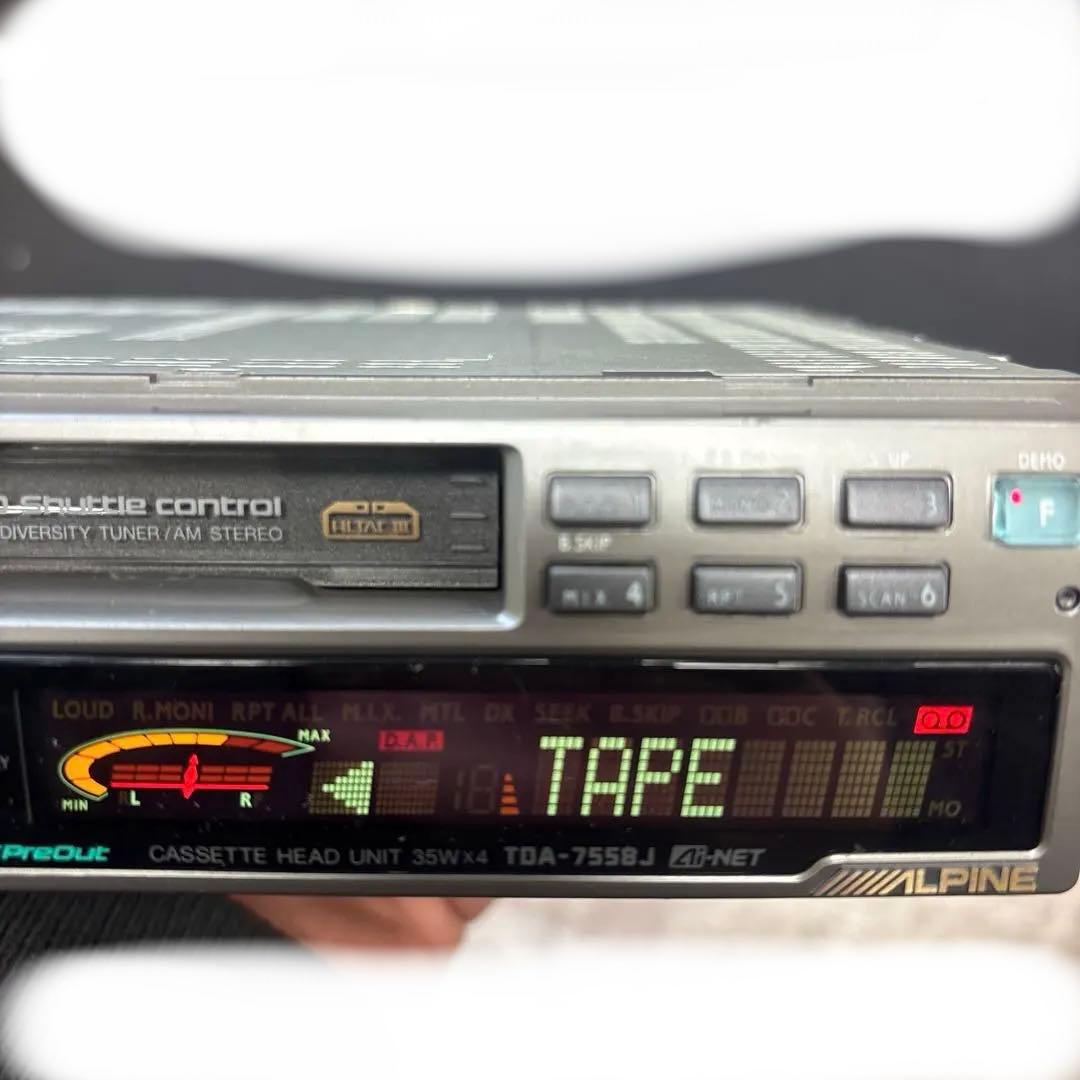 ALPINE TDA-7558J カセットデッキ