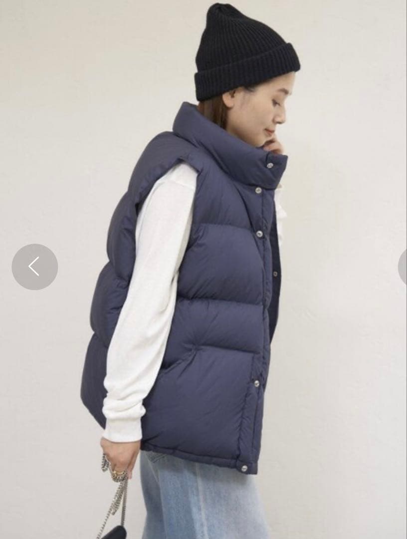 ジャーナルスタンダード別注 ノースフェイスパープルレーベル ダウンベスト