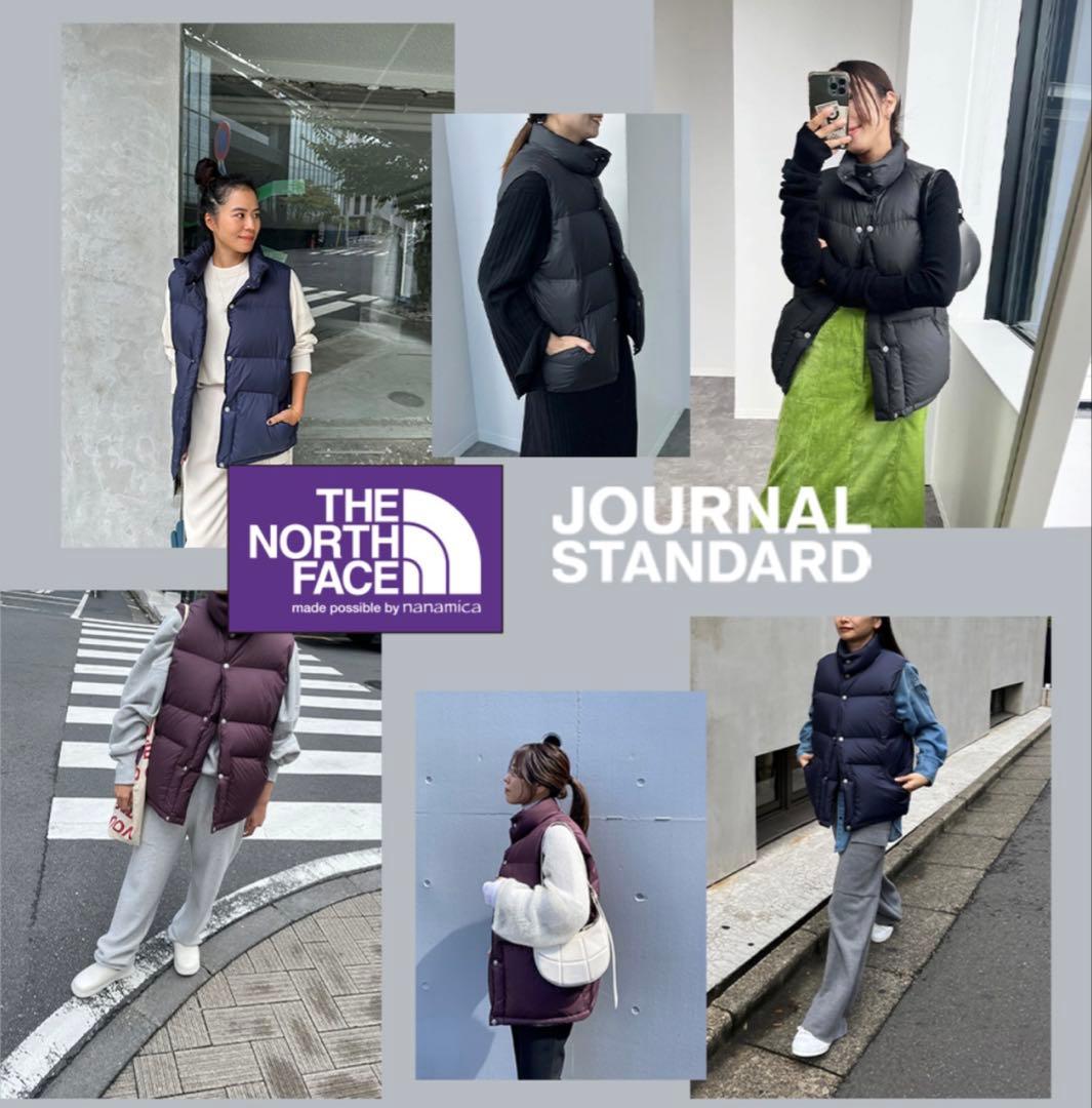 ジャーナルスタンダード別注 ノースフェイスパープルレーベル ダウンベスト