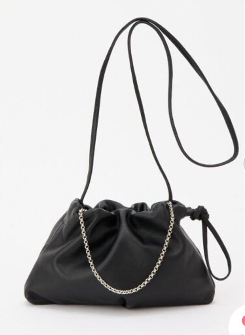 レザー巾着4WAYミニショルダーバッグ