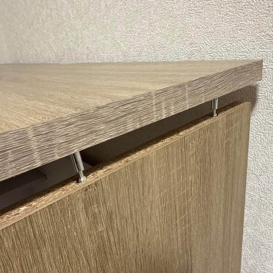 ナチュラルウッド L字型パソコンデスク