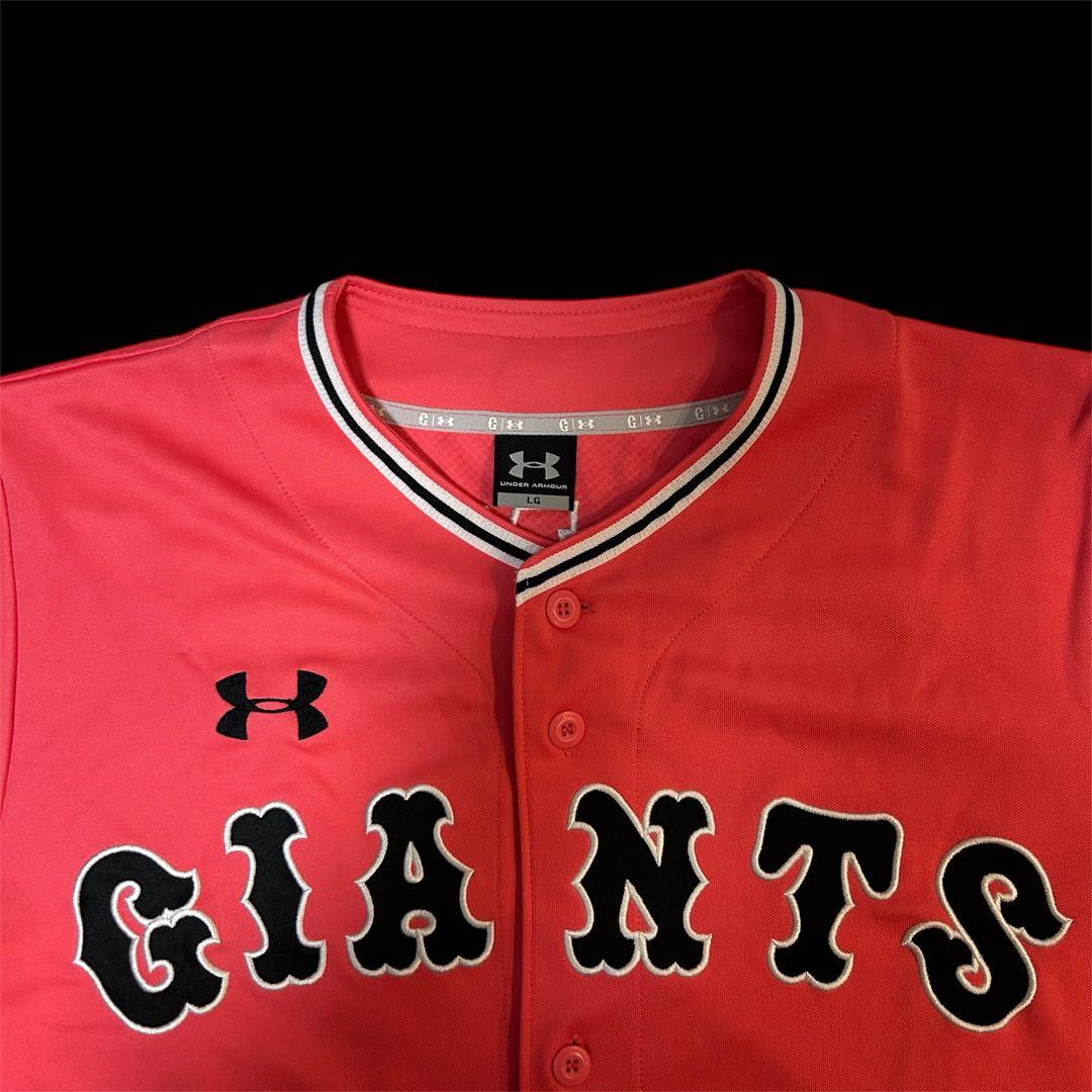 【希少・美品】　読売ジャイアンツ　亀井善行　ピンクユニ　ユニフォーム　サイズL