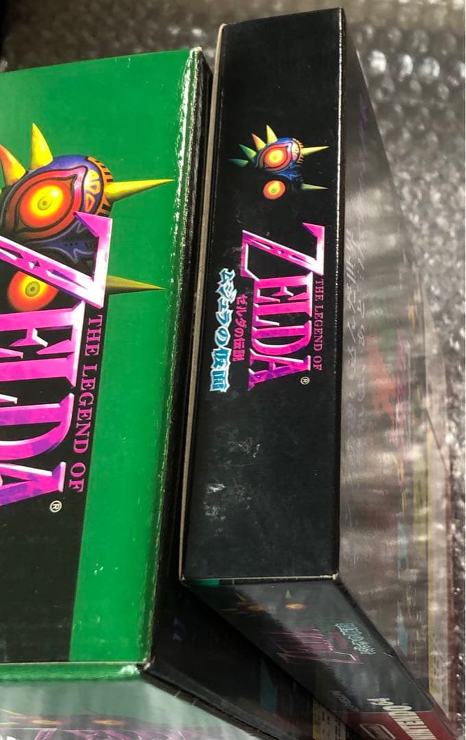 【新品未開封】ニンテンドウ64「ゼルダの伝説・ムジュラの仮面」箱違い２種セット