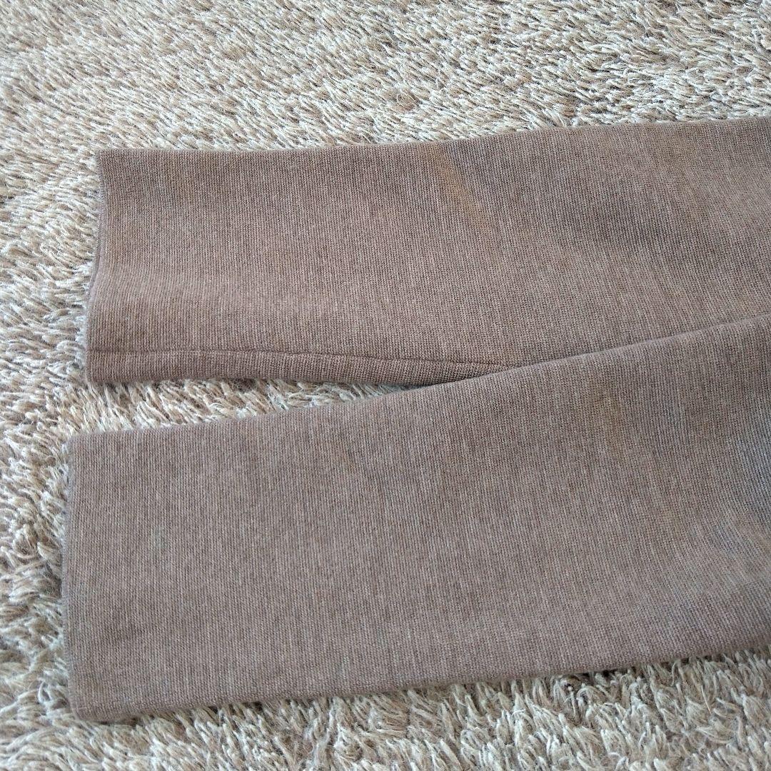 セオリーリュクス ノーカラー ニットダブルジャケット カーディガン ウール混