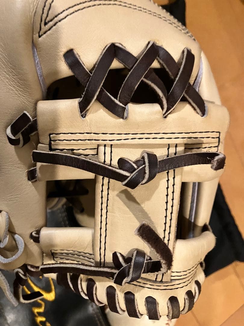 MizunoPro 硬式グローブ ベージュ波賀（Haga）即戦力